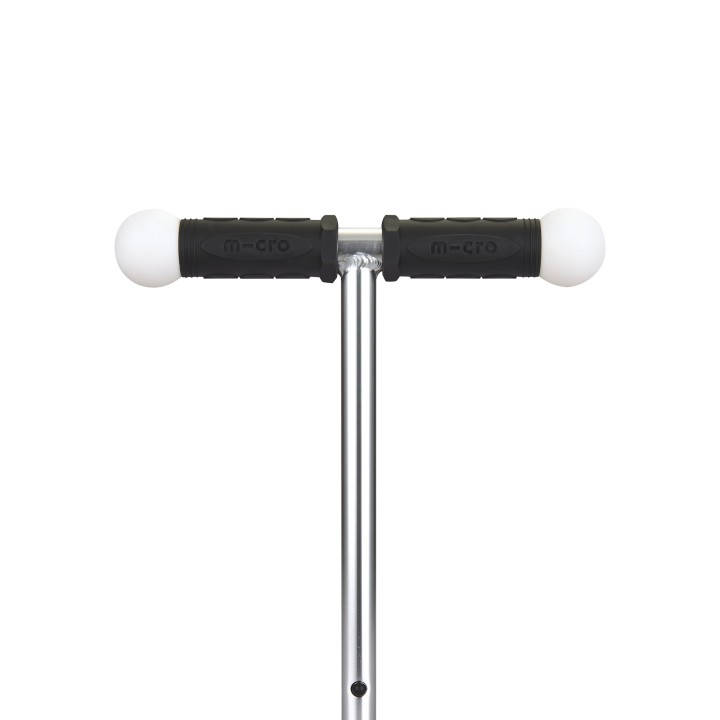 Tube de direction haut avec poignées noir et système lumineux LED (Magic Mini Micro Deluxe)