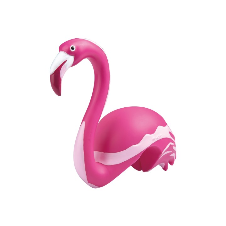 Tête de flamant rose