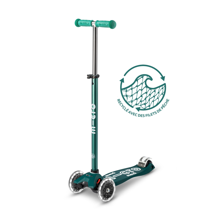 Trottinette 3 roues Maxi Micro Deluxe Eco Vert 