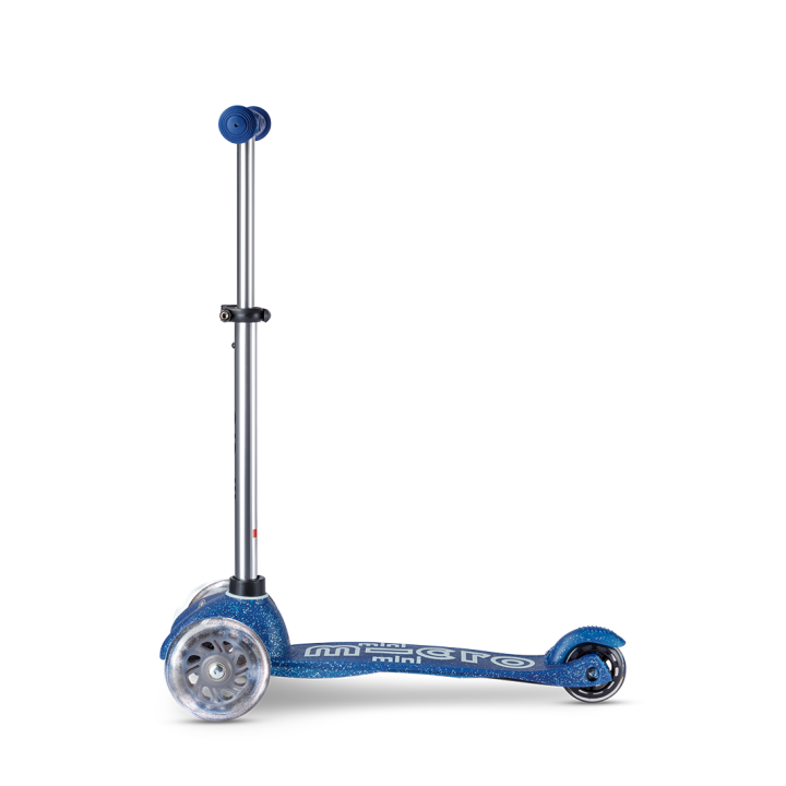 Trottinette enfant Mini Micro Deluxe Glitter Rose LED