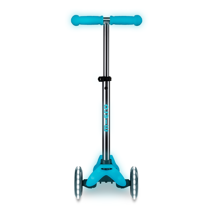 Trottinette enfant Mini Micro Deluxe Glow Aqua LED