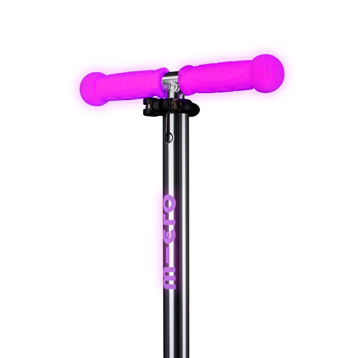 Trottinette enfant Mini Micro Deluxe Glitter Rose LED