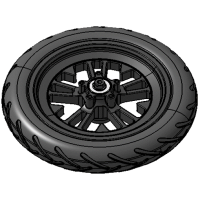 Fourche avant pour trottinette Micro X10