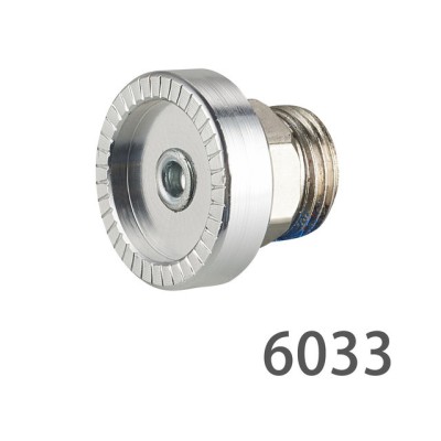 Bouton poussoir argent