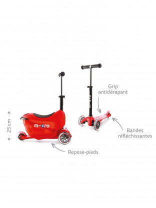 Mini 2Go deluxe rouge