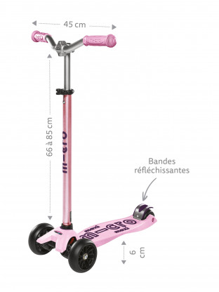 Trottinette Maxi Micro Deluxe Pro Rose