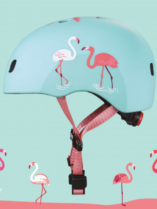 Casque flamant rose