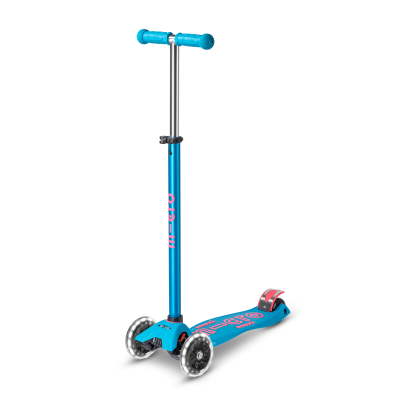 Trottinette enfant Maxi Micro Deluxe Aqua LED
