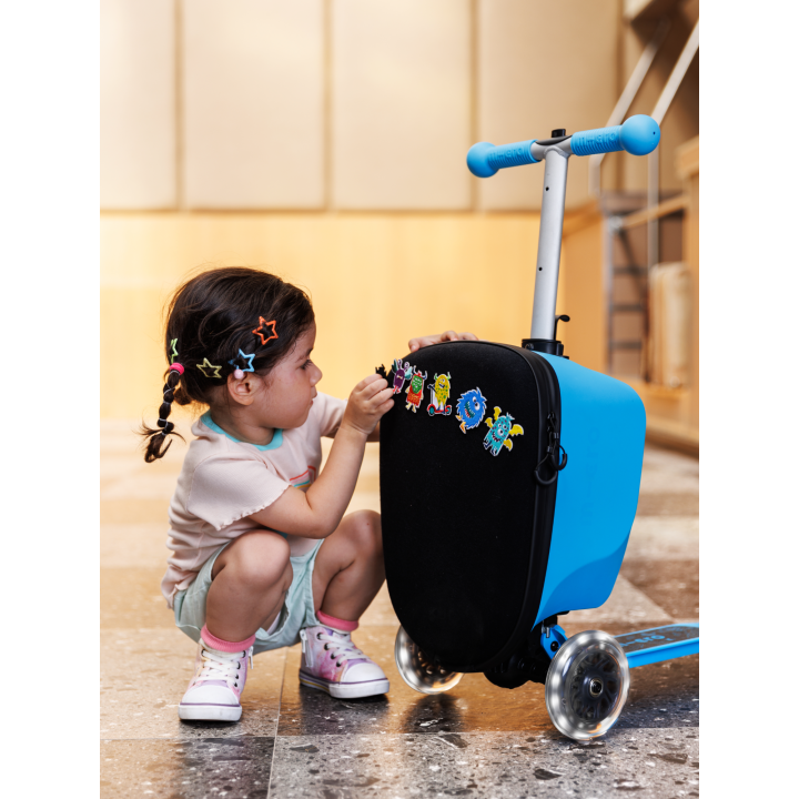 Micro Luggage Junior Patch & Play Bleu