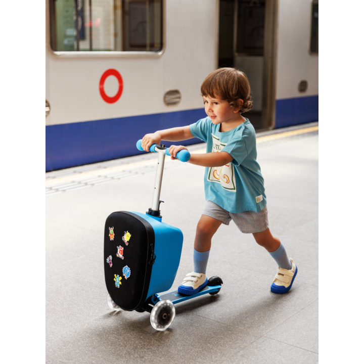 Micro Luggage Junior Patch & Play Bleu