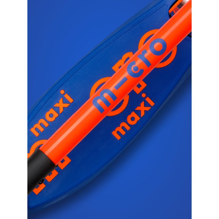 Trottinette enfant Maxi Micro Deluxe pliable Néon Orange LED
