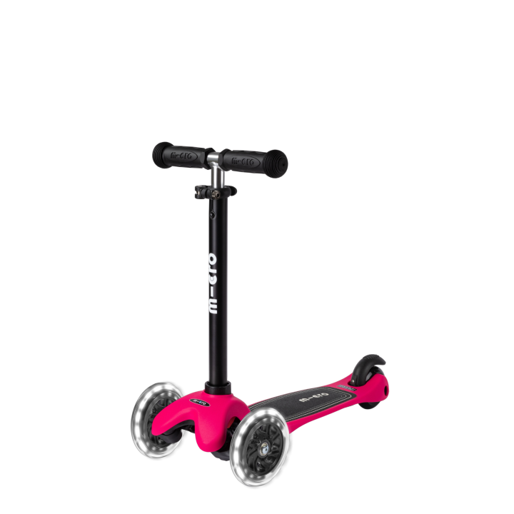 Trottinette évolutive Mini Micro 3en1 Lite Framboise LED