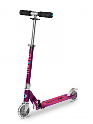 Trottinette enfant Micro Sprite Violet LED - Presque Parfaits