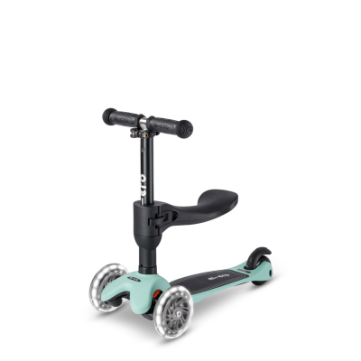 Trottinette évolutive Mini Micro 3en1 Lite Mint LED