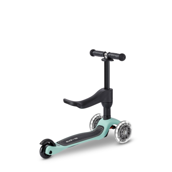Trottinette évolutive Mini Micro 3en1 Lite Mint LED
