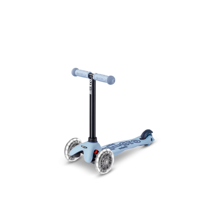 Trottinette Micro Mini2Grow 2.0 Bleu Ardoise LED