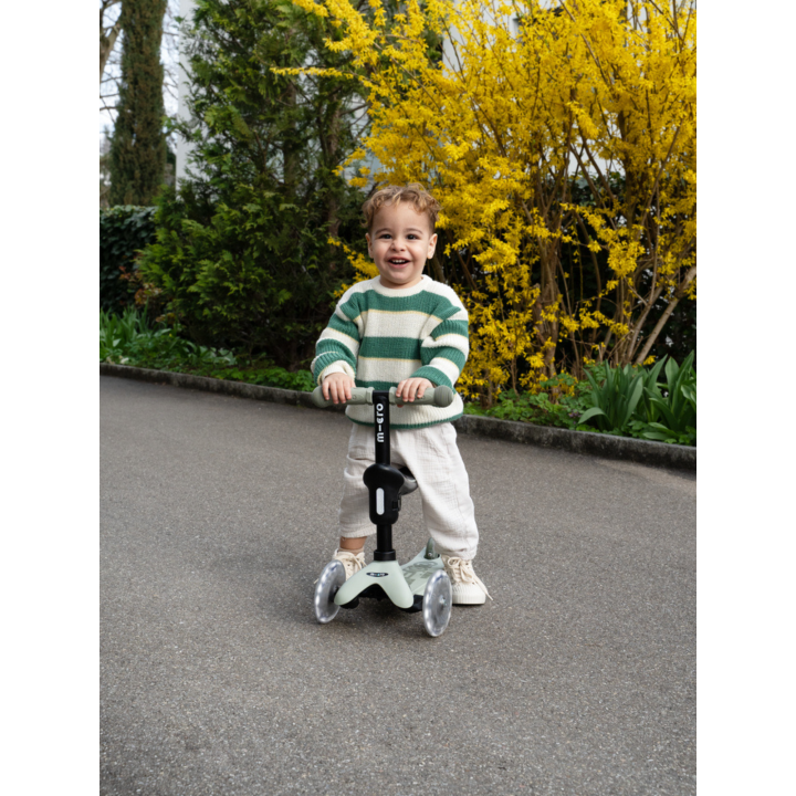 Trottinette Micro Mini2Grow 2.0 Vert Sauvage LED