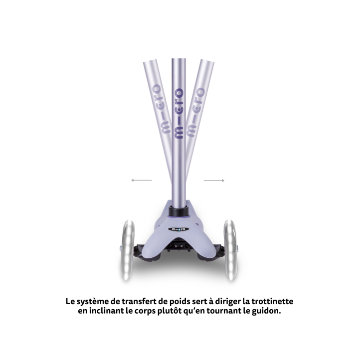 Trottinette Mini Micro Deluxe Rock & Go Lavande LED