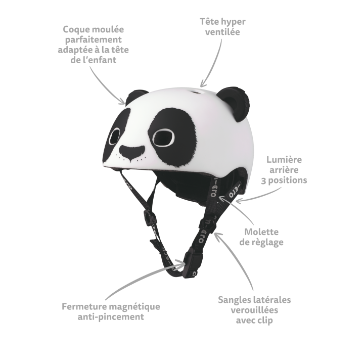 Casque Panda 3D