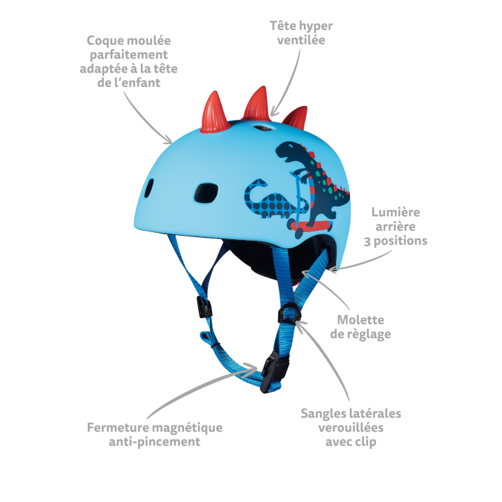 Casque Dinosaure 3D