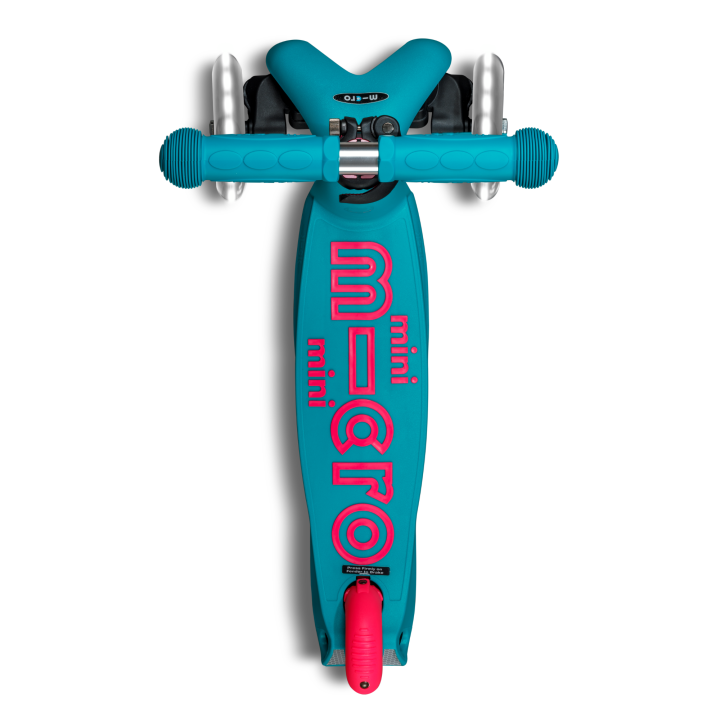 Trottinette 3 roues Mini Micro Deluxe Neon LED Marine Pink