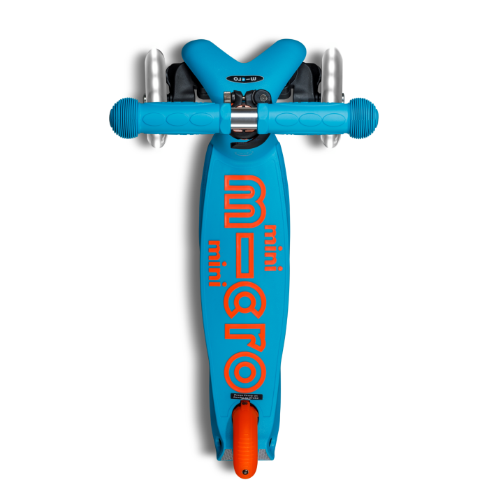 Trottinette 3 roues Mini Micro Deluxe Neon LED Sunset Orange