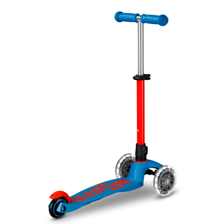 Trottinette 3 roues Mini Micro Deluxe Neon LED Flashing Red