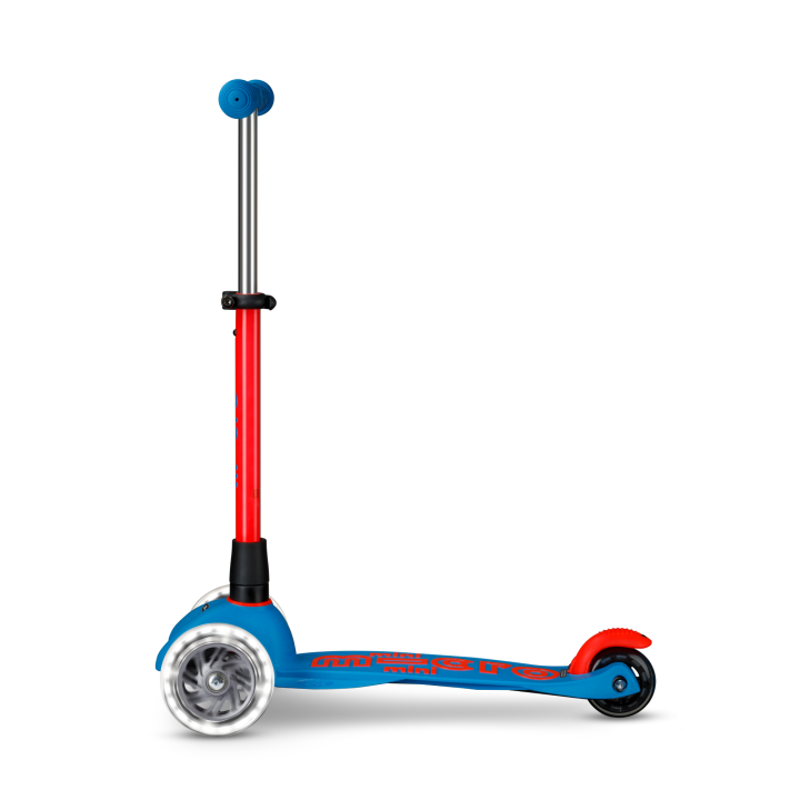 Trottinette 3 roues Mini Micro Deluxe Neon LED Flashing Red