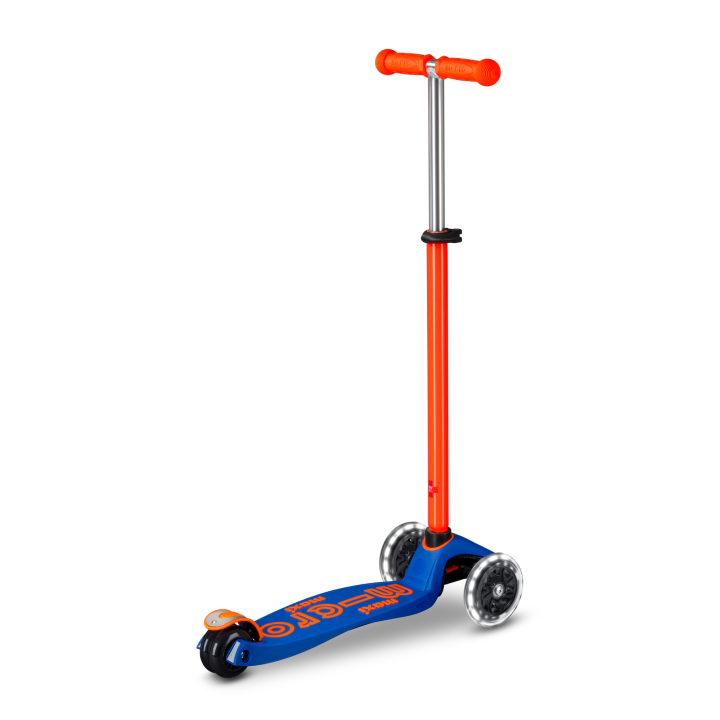 Trottinette enfant Maxi Micro Deluxe Néon Orange LED