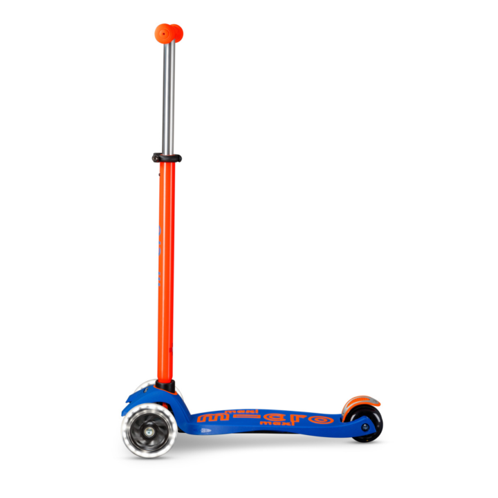 Trottinette enfant Maxi Micro Deluxe Néon Orange LED