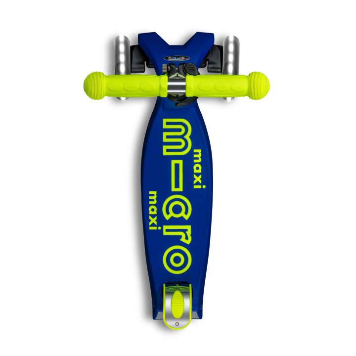 Trottinette enfant Maxi Micro Deluxe Néon Jaune Canari LED