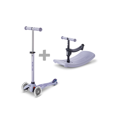 Trottinette Mini Micro Deluxe Rock & Go Lavande LED
