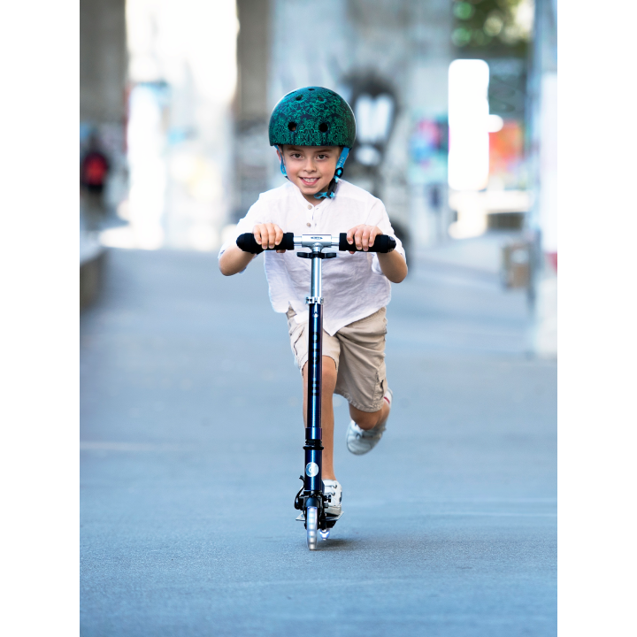 Trottinette enfant Micro Sprite Pearl Green Purple LED - Presque Parfaits