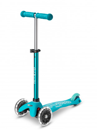 Trottinette 3 roues Mini Micro Deluxe Aqua LED - Presque Parfaits