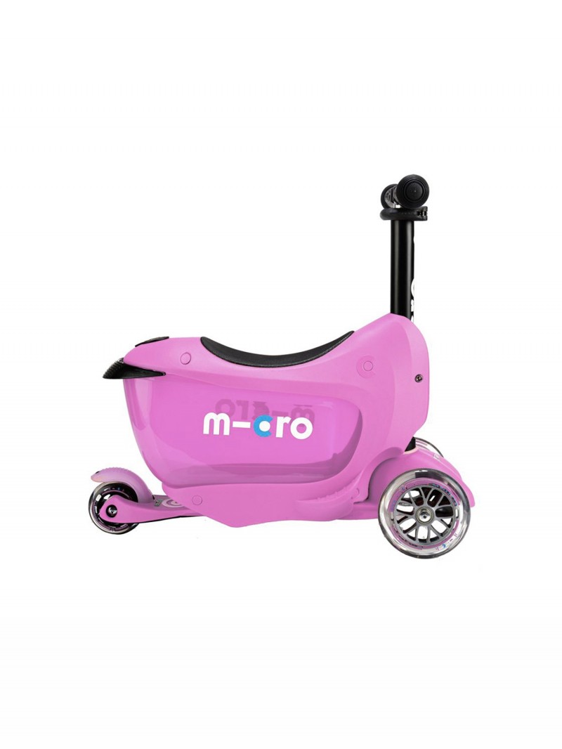 Trottinette évolutive Mini 3en1 Deluxe+ Rose - Micro Mobility