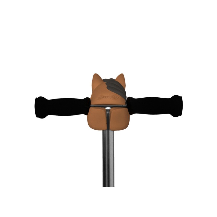 Tête de poney marron