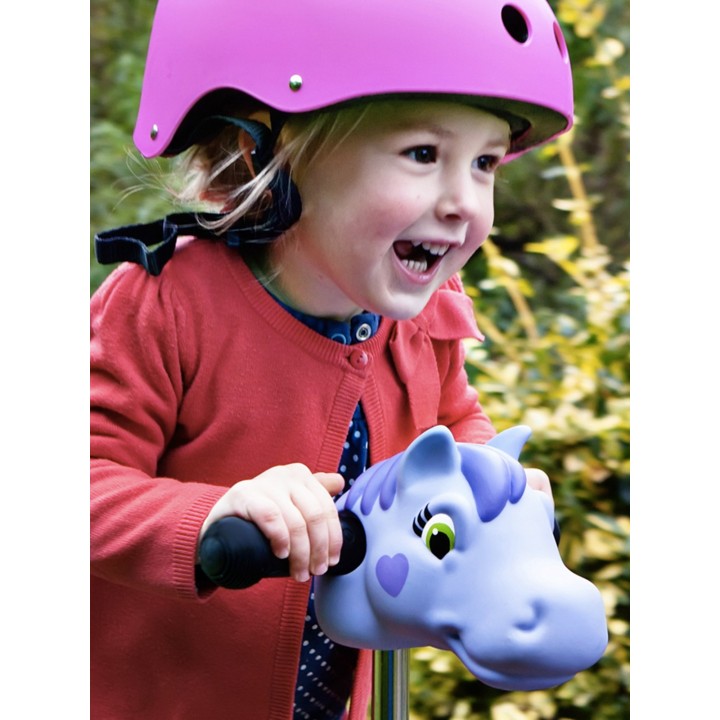 Tête de poney violet