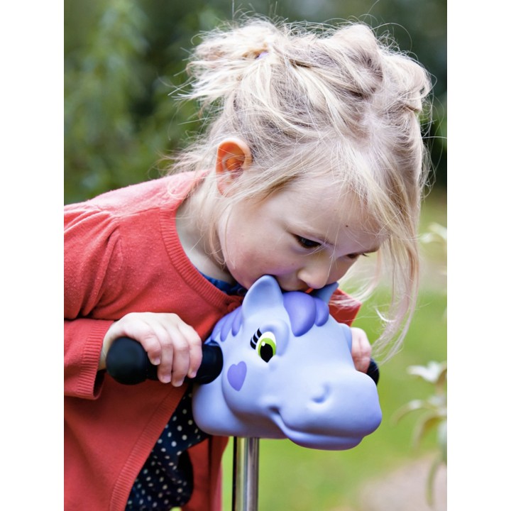 Tête de poney violet