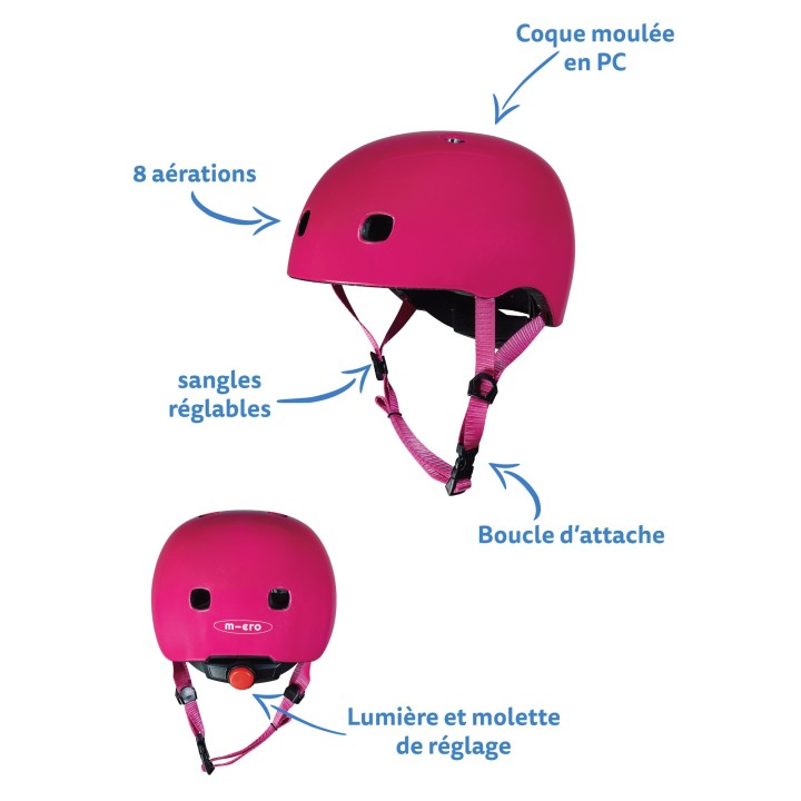 Casque Micro Framboise