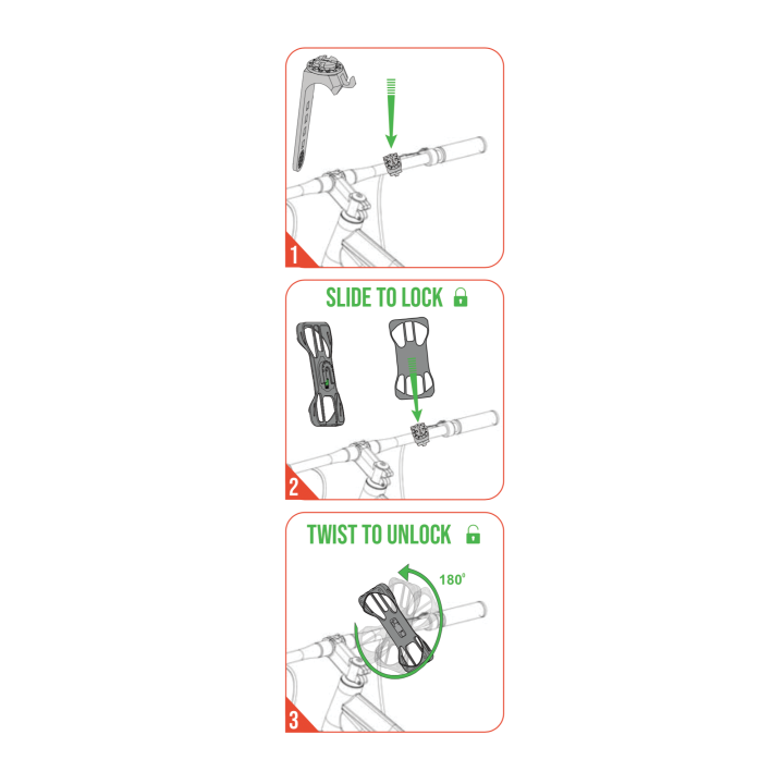 Support trottinette pour smartphone