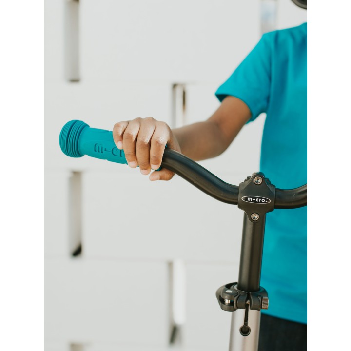 Trottinette Maxi Micro Deluxe Pro Bleu Gris