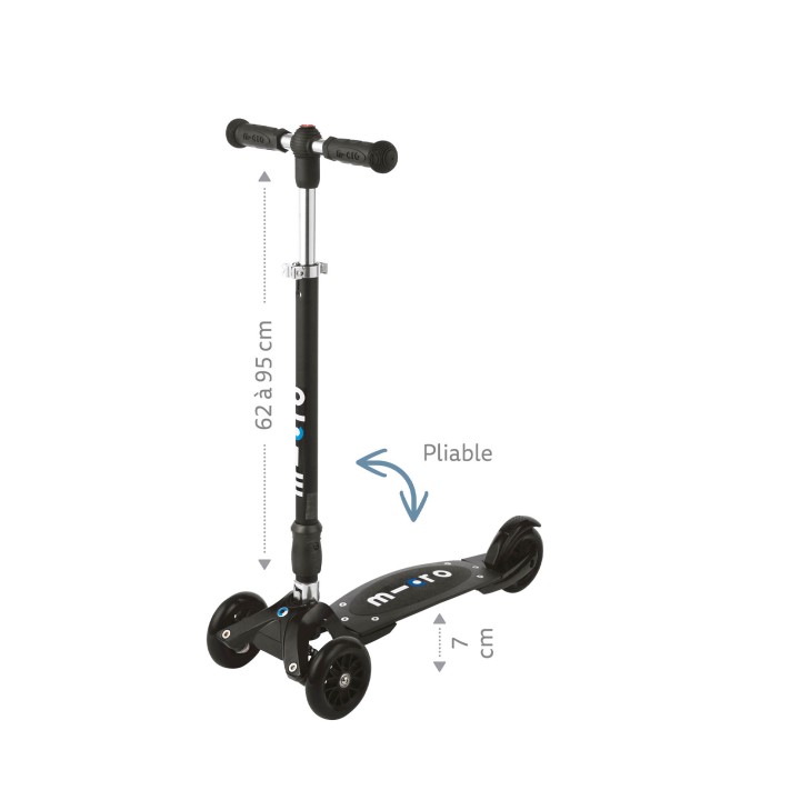 Kickboard compact Noir
