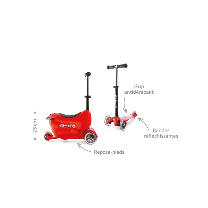 Mini 2Go deluxe rouge